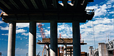 overhead bridge construction
