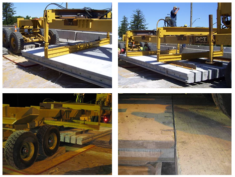 Photos specialized construction equipment.