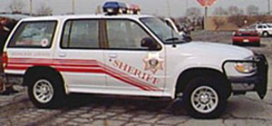 Photo of a sheriff's response vehicle.