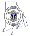 Rhode Island DOT logo.