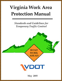 Cover of "Virginia Work Area Protection Manual: Standards and Guidelines for Temporary Traffic Control."